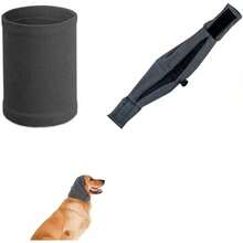 MEISO 2 Piezas Orejeras Antiruido para Perros,Suaves y Ajustables, Protección Auditiva Ruidos Fuerte para Aliviar Estrés y Ansiedad en Mascotas - Gris - Ver 12