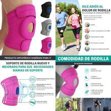 Rodillera Ortopedica, Rodillera Ortopédica, Rodilleras de Esponja Gruesa,Rodillera Ajustable con Estabilizadores Lateral,Rodillera Ortopedica para Dolor de Rodilla, para Recuperación de Lesiones y Aliviar ACL, LCL, MCL, Artritis ()(Rosa) - Multicolor - Ver 1