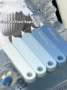 5卷装渐变色修正带，美观可爱，大容量修正带，速干，即时修正，易于使用，适合学校办公用品、返校季、圣诞礼物 - 均碼 - 查看 4