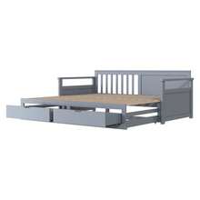 Bed Frames - Gray + Solid Wood - View 5