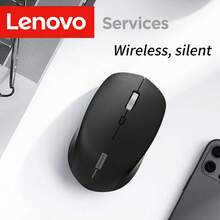 Lenovo N220 2.4GHz Wireless Silent Mouse Ultra-Low Latency Fast Response Super Long Battery Life Business Office Ergonomic Design - Black - View 2