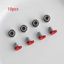 10pcs/Set 6mm Mini Heart Shaped Studs - For Sewing Projects, Mini Craft Decorations, Handmade Accessories - Multicolor - View 6