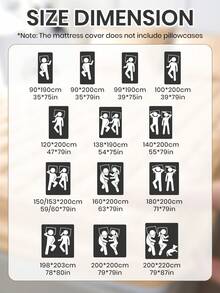 1 tấm bảo vệ nệm chần bông chống thấm nước và thoải mái, bộ đồ giường, vỏ nệm mềm mại và thân thiện với da, phù hợp với giường cỡ Queen, King, Twin, có thể giặt, quà tặng lý tưởng - Lạc đà - Xem 4