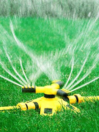 360° Rotating Lawn Sprinkler, Automatic Garden Irrigation System. Multi-Angle, Wide-Coverage Lawn Sprinkler For Automatic Watering, Roof Cooling. 360° Rotating Sprinkler Head Gardening Irrigation Tool Series For Lawn Greening