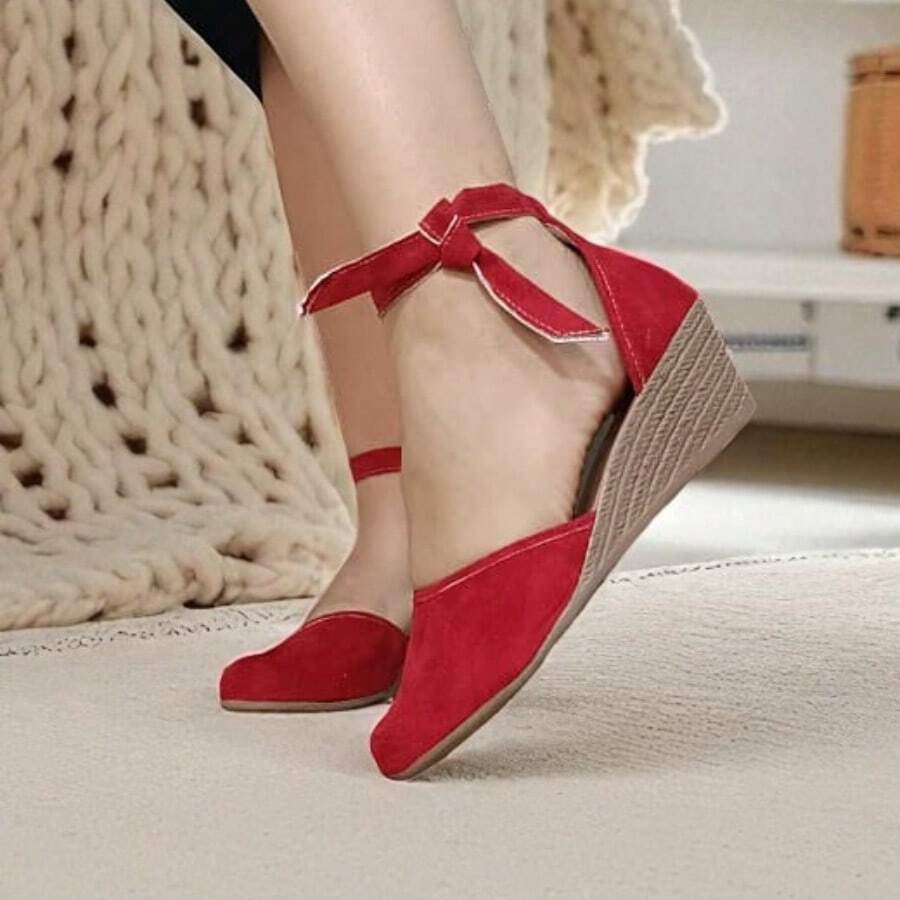 PRELICE Women Flats - Red - View 1