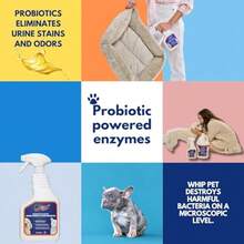 WhipPet Pet Neutralizador de olores y quitamanchas para mascotas 32 onzas - como en la foto - Ver 7