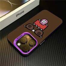 Cute Domo Kun Fashion Design Ins Phone Case For IPhone 17 16 15 14 13 12 11 Pro MAX Matte Shockproof Back Anti Fall Matte Cover - z3 - Xem 7