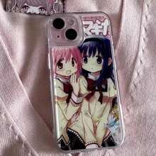 Phone Case For IPhone 17 16e 16 15 14 13 12 11 Air Pro Max X XR XSMax 7 8 Plus Anime Madoka Magica Transparent Soft Back Cover - T-317TM4A1 - Xem 3
