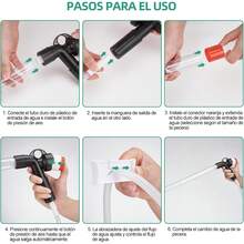 EstiloHerramienta De Limpiador De Acuario, Limpiador De Acuario, Kit De Limpiador De Grava Para Cambios De Agua De Peceras, Sifon Para Acuario Con Raspador De Vidrio, Limpieza De Peceras Y Cambios De AguaVersióN Mejorada - 1 - Ver 7