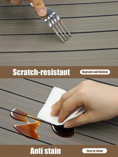 1PC 15.7"X 118"/13 Sq.F Peel Stick Vinyl Thickened Grille Wood Grain Wand Sticker,Waterproof Self Adhesive Stripe Tiles Roll Kitchen Living Room,Office Room (Grey Brown) Art Bedroom Stickers Home Paper ations Office Items Bathroom ation Stuff Ho Wallpapers view 9