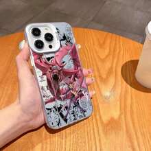 Funda de Teléfono Anime Compatible con 12/11/13/14/15/16/17/ Max/Pro/Plus/Mini Cubierta de Color Plateado LMDaser GalaxyS22 S23 S24 S25 Plus Ultra - Z4 - Ver 8