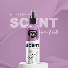 Wagging Tails Fur Breeze Scent 6.7 FL para Perros Gatos y Mascotas Frescura Duradera Esencial para el Aseo Eliminador de olores Sin Alcohol Perfume a Base de Agua - como en la foto - Ver 7