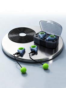 指尖跳绳，钢丝绳两用无绳跳绳，PVC便携式跳绳，3米长，适用于速度比赛 - 彩色 - 查看 13