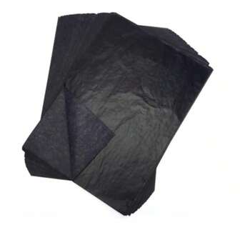 50 Pcs Graphite Transfer Paper For Tracing Black Carbon Paper For Wood Canvas Fabric Sketching And Lettering A4 Size Artist Drawing Pattern Transfer Sheet