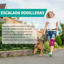 Rodillera Ortopedica, Rodillera Ortopédica, Rodilleras de Esponja Gruesa,Rodillera Ajustable con Estabilizadores Lateral,Rodillera Ortopedica para Dolor de Rodilla, para Recuperación de Lesiones y Aliviar ACL, LCL, MCL, Artritis ()(Rosa) - Multicolor - Ver 10