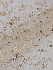 2pcs Gold Sequin Table Runner Set - Shiny Gold Wedding, Party, Event Decor - Square Tablecloth With Tassel Trim (Fabric), Suitable For Dining Table Center Decoration, Special Occasions