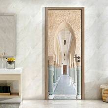 Stairs Art Door Sticker Bedroom Livingroom Bathroom, 2PCS Wall Decal Self - Adhesive Waterproof Removable Door Murals Wallpaper Home Decoration SP - F202 - Sp-f24245 + 30.3"x78.7" - 查看 7