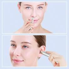 GSYY Wen's Nose Hair Er Pains Ear Hair Remover For Wen With Hypoallergenic Blade Ear And Nose Groer For Sensitive Skin Pable And Of For Travel G - 黑色 - 查看 2