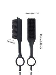 1pc Rotatable Gray Beard Brush, 360 Degree Swivel Barber Trimmer Cleaner, Multifunctional Hair Styling Tool