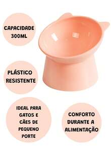 Elevated Slanted Feeder Bowl For Dogs And Cats - 淺粉色 - 查看 2
