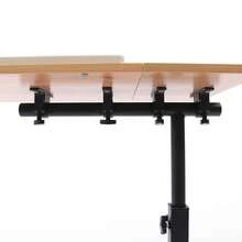 Adjustable Mobile Rolling Laptop Desk Hospital Table Cart Over Bed Food Stand - As Shown - View 10