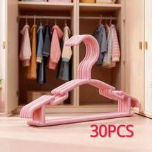 10/20/30/50pcs Mini Plastic Hangers Set, Suitable For Daily Use, Teen's Wardrobe, Not For Hanging Heavy Clothes