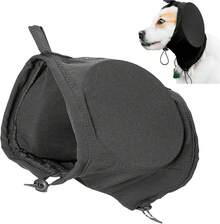 Orejeras para Perros con Cancelación De Ruido - Orejeras Ajustables, Protección Ruidos Fuertes |   Protector Auditivo para Mascotas Nerviosas, En, Conciertos Y Peluquerí (Negro) - Negro - Ver 1