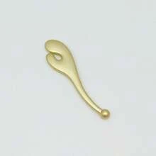 Metal Acupressure Massage Stick, Face Massage Acupuncture Point Stick, Eye Cream, Face Cream Applicator Spatula - Multicolor - View 10