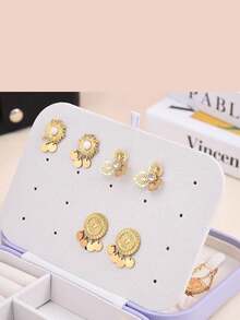 1pc Multifunctional Travel Jewelry Storage Box, PU Leather Jewelry Organizer Box, Cosmetic Makeup Holder, Detachable Jewelry Display Box, Multi-Layer Jewelry Storage Box, Suitable For Room Decor, Bags, Makeup Bags, Vanity, Travel, Cosmetic Bags, Travel Essentials, Storage Box, Desk Organizer, Makeup Bags, Cosmetic Pouches, Cosmetic Storage Box, Vanity Accessories, Cosmetic Bags - Purple - View 8