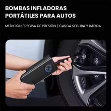 Car Tire Air Pump, High Precision Portable Rechargeable Fast Inflation Air Pump For Motorcycles, Cars And Bicycles - Black - View 5