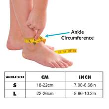 1 pièce Attelle de cheville, Attelle de cheville réglable pour hommes et femmes, stabilisante pour la course, le basket-ball, le volley-ball - Multicolore - Voir 3