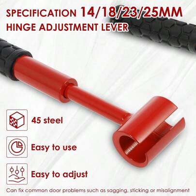 In 1 Hinge Gap Adjusting Wrench Kit, Door Hinge Adjustment Tool, Steel Hinge Bender Wrench, Rustproof Hinges Gap Wrench,...