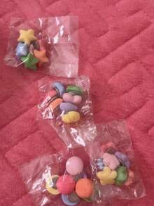 14 piezas/7 piezas Imanes de refrigerador con forma de estrella de colores, adecuados para notas en el refrigerador, pizarras blancas, clips de fotos, lindos imanes de decoración del hogar en miniatura