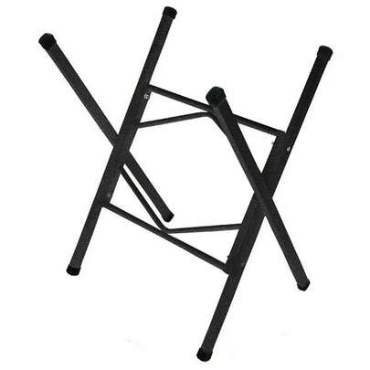 Pé De Mesa Para Sala De Jantar Base Compacta Tampos 100cm Pedra Granito Mármore