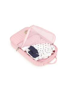 防水挂式尿布袋，可爱小熊图案网布袋，可重复使用且可水洗，适用于婴儿布尿布 - 彩色 - 查看 8