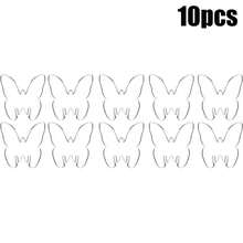 5/10pcs Transparent Butterfly Acrylic Wine Glass Labels, Cocktail Champagne Glass Cards For Wedding, Birthday Party Decoration, Wedding And Birthday Supplies, Home And Party Decorations