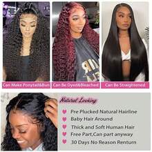 5x5 Deep Wave HD Lace Closure Wigs Human Hair 250 Density With Baby Hair Deep Curly Wig For Women Wear And Go Glueless Wigs Human Hair Pre Plucked Pre Cut 28 Inch Wear And Go Deep Wave Curly Lace Front Wigs For Black Women Wet And Wavy Natural Hairline Glueless Wigs Human Hair Pre Plucked Pre Cut -  Your Holiday Hair Hero: The Perfect Glueless Wig For Confident Shine At Every Event. The Ultimate Gift For Her, Your Squad & You. Wear & Go, Glow & Own The Season / The Ultimate Christmas Gift: From Office Soirées To Family Gatherings, For Your Squad, Bestie & You. Your Holiday Glow-Up Starts Here #MerryChristmas #ChristmasWish#ChristmasGift - Natural Black - 查看 5