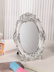 1pc European Style Personalized Makeup Mirror, Vanity Mirror, Suitable For Room, Bedroom, Dressing Table, Also As A Gift For Family And Friends - Multicolor - View 6