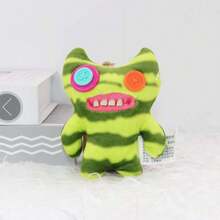 10厘米丑陋怪兽毛绒玩具系列3钥匙扣可爱毛绒玩偶挂件圣诞礼物