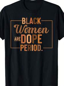 Month Are Dope Period T-Shirt - màu đen - Xem 1