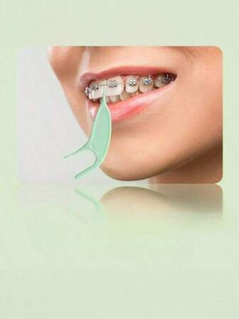 50 piezas de cepillos de dientes blandos de doble extremo, ideales para el cuidado e higiene dental, portátiles y adecuados para viajes. Cepillo dental de doble extremo y palillo dental para eliminar restos de comida