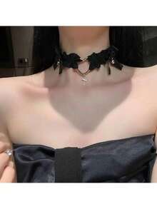 蝴蝶结、心形、铃铛、腿环、朋克风女装、蕾丝大腿饰品、颈带、项圈