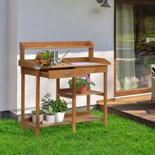 Stable And Weatherproof Garden & Plant Care Out Sunny Plant Table Fir H112cm