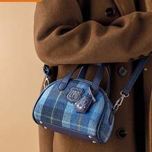 Miniso Officially Licensed Officer Judy Hopps Inspired Bowling Bag - Delicate Character Badge Details, Spacious Main Compartment, For Commute And Leisure (1 PC) - Multicolor - View 4