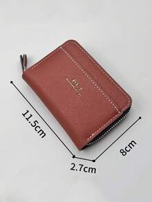 1pc High-End Multi-Slot Large Capacity Credit/Debit Card & Coin Purse Organizer