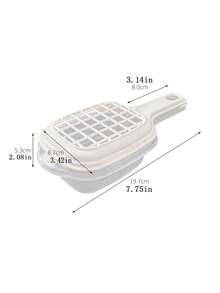 1pc Microwave Rice Cake Heating Box, Steamer, Tofu Drainer, Fruit Washing Box - White - View 14