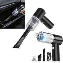 Aspiradora de Mano para Coche - Doble Función Mojado/Seco con Motor de 120 W - Negro - Ver 1