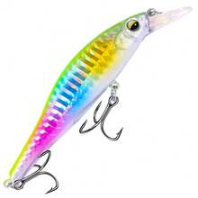 5个/包 浮水型米诺摇摆饵 10厘米 10克 钓鱼路亚 适用于潜水深度0.5-1.5米 硬饵 - 彩色 - 查看 9