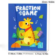 New Digital Disc, Fraction Teaching AIDS, Digital Calculation Games, Children's Gifts, Educational Toys To Learn Magnetic Fractions, Mathematical Operation Toys, Magnetic Counter Mathematics Learning Tool Kit, Primary School Mathematics Education Learning Games, Christmas And Birthday Gifts For Boys And Girls. - Number Puzzle - View 12