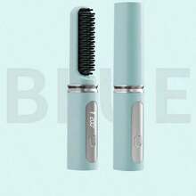 Wireless Multi-Functional Electric Straightening Curling Comb Portable Negative Ion Hair Straightener Brush, Straightening Comb Negative Ion Hair Care Comb Heat Protection Curling Straightener For Home Styling, Portable Clamp High Top Hair Volume Heat Protection Long-Lasting Styling Gift 4000mAh - 彩色 - 查看 15